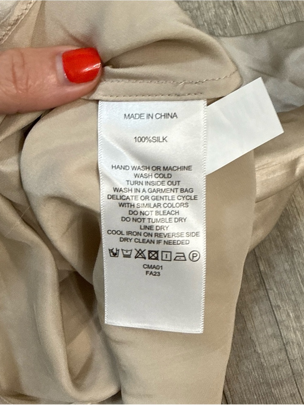 Quince Champagne Satin A-Line Mini Skirt - Picture 4 of 4